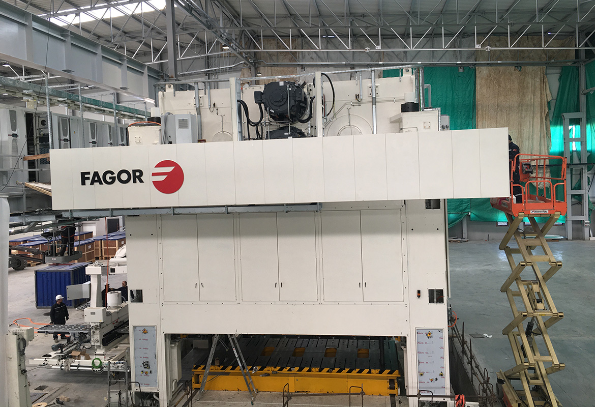 1600ton Fagor Servo Pres Montajı