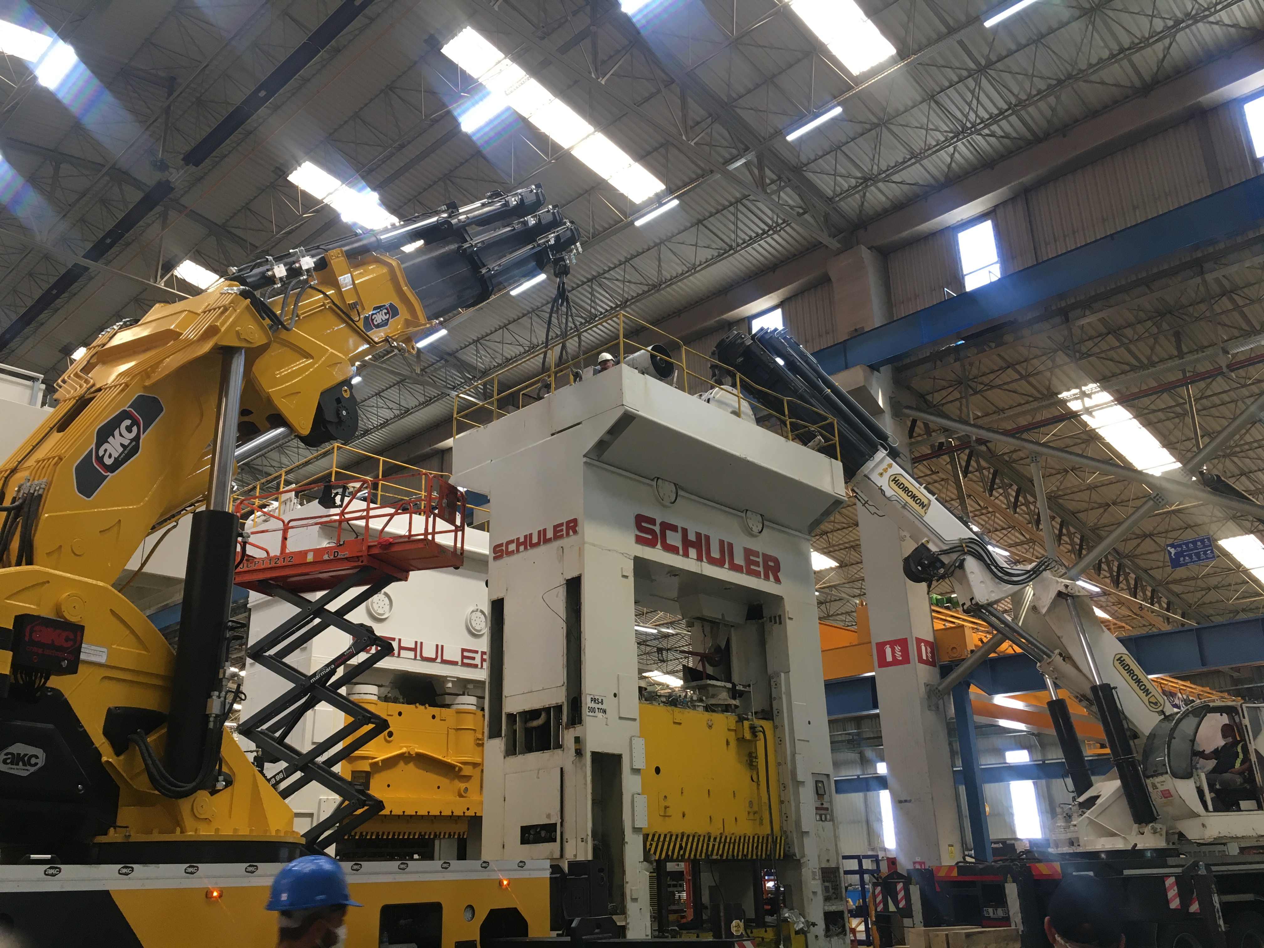 500ton Schuller Pres Taşıma