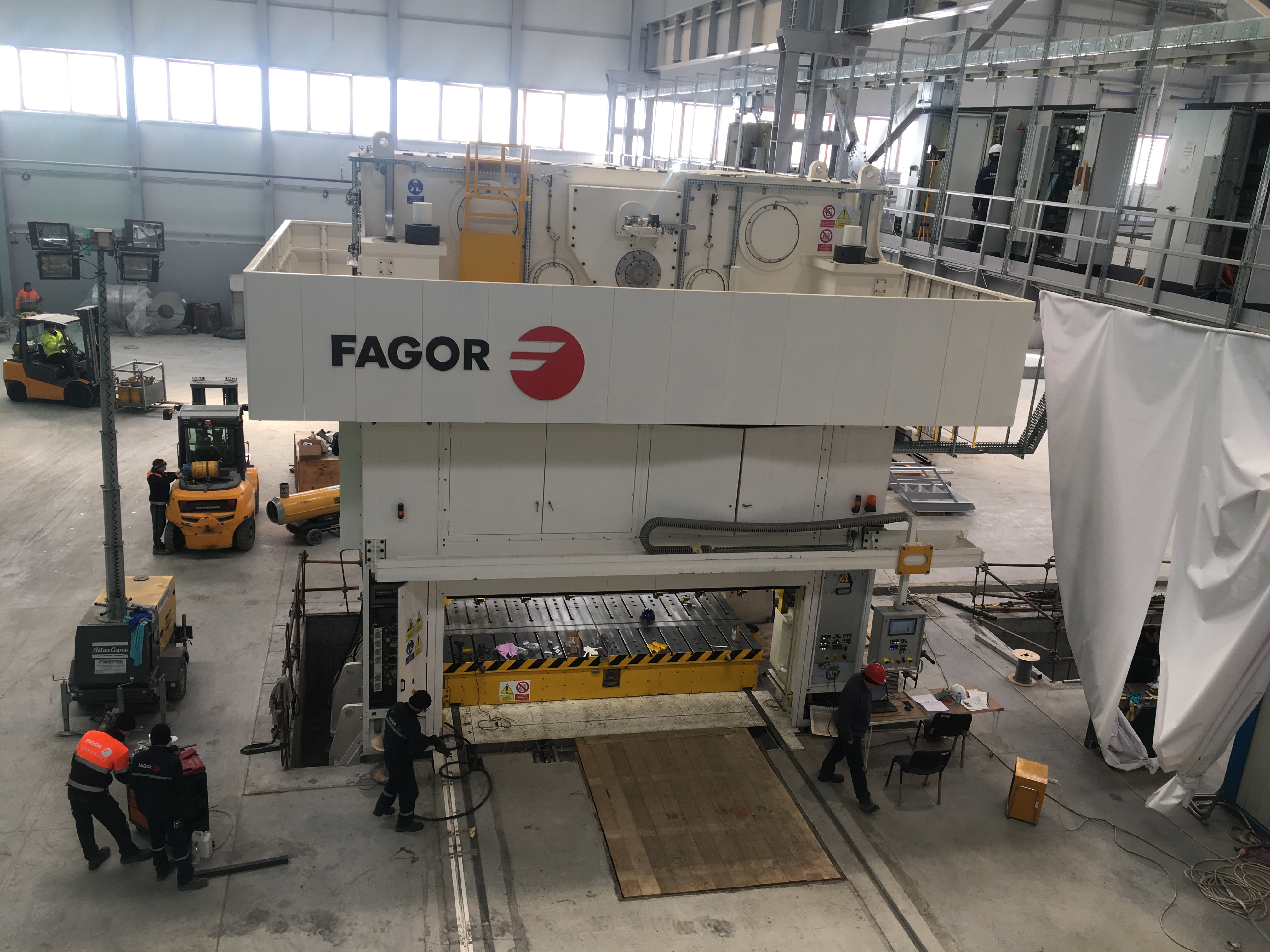 1600ton Fagor Servo Pres Montajı