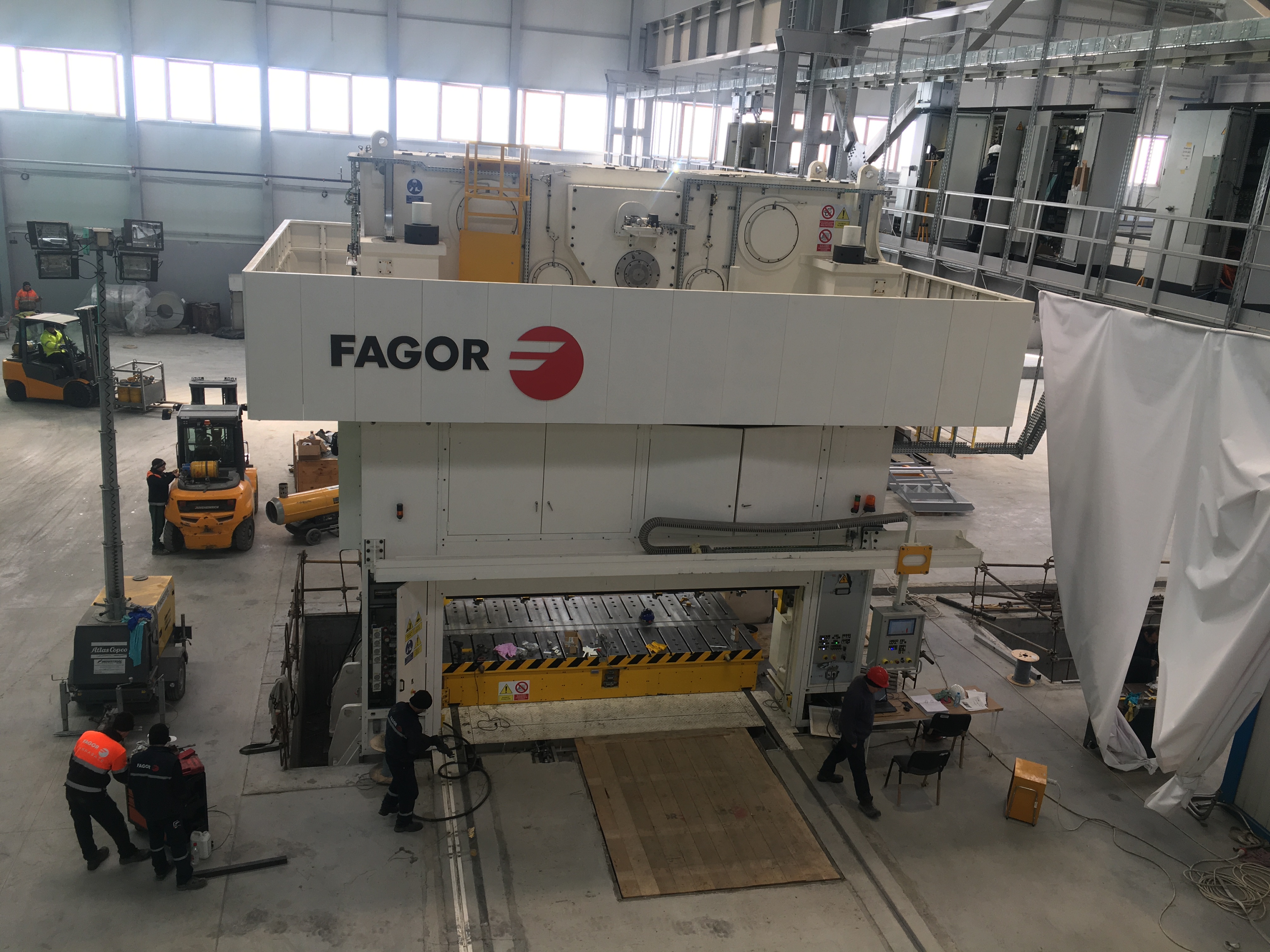 1600ton Fagor Servo Pres Montajı